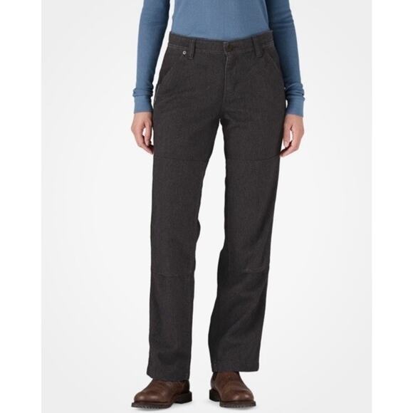 Patagonia Denim - Patagonia Pants Womens 14 Ink Black Work Wear Iron Forge Hemp Canvas Double Knee